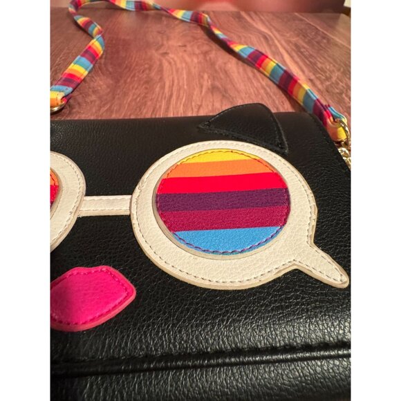 🌈 For Sale: Betsey Johnson Convertible Rainbow Pride Kitty Cat Crossbody 🌈 - Picture 14 of 14